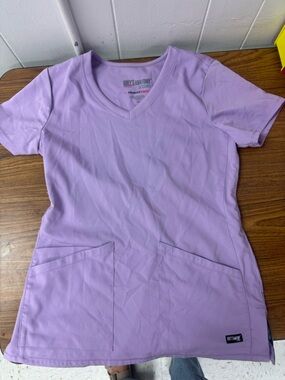 Greys Anatomy Lilac Scrub Set